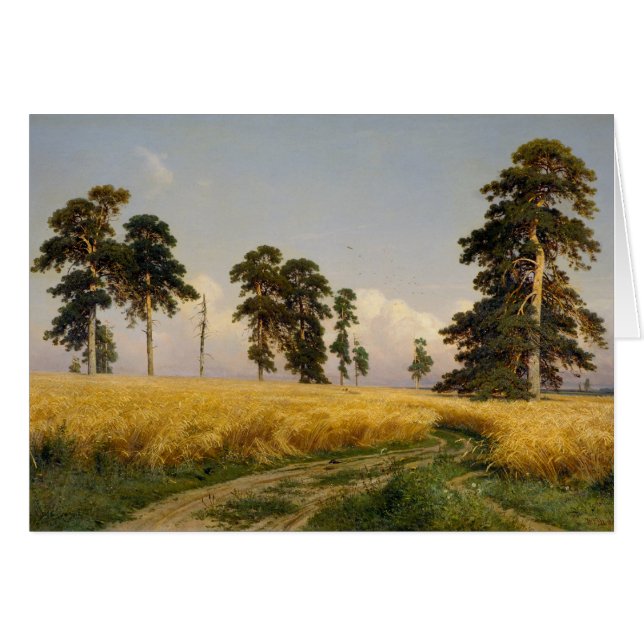 Cartão Ivan Shishkin Rye CC0452 (Frente Horizontal)