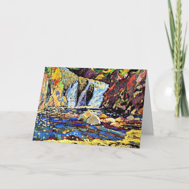 Cartão J.E.H. MacDonald - O desenho das Pequenas Caças, 1 (Frente)