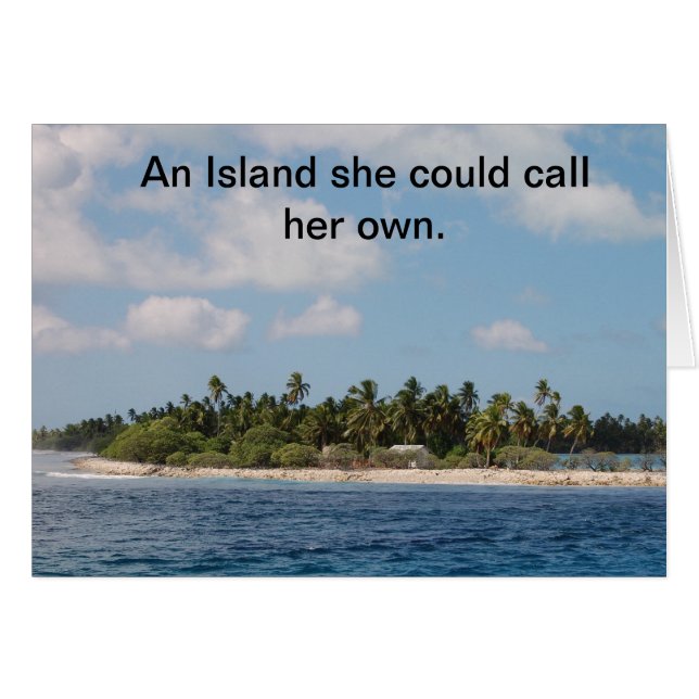 Cartão Já sentiu que quer fugir? (Frente Horizontal)