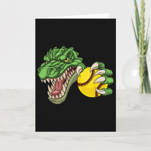 Cartão Jacaré Crocodilo Dinossauro Personagem Macio