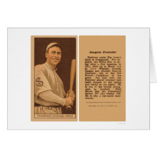 Cartão Jack Fournier White Sox Baseball 1912