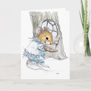 Cartão Jack Frost Mouse greeting card