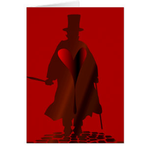 Cartão Jack, o Coração Estripador