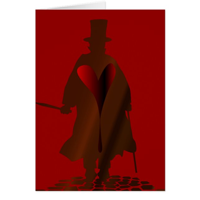 Cartão Jack, o Coração Estripador (Frente)