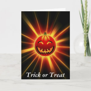 Cartão Jack O. Lantern - Halloween Greating Card ( Funny)