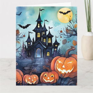 Cartão Jack O’Lanterns Hunted Mansion Ghost Halloween