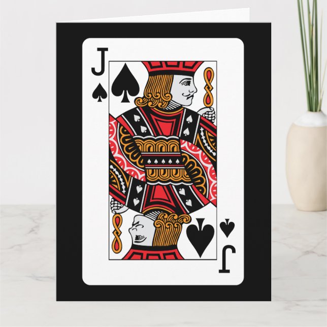 Cartão Jack of Spades (Frente)