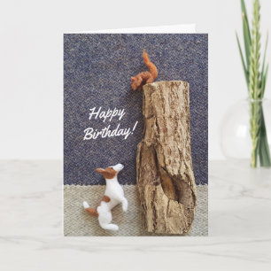 Cartão Jack Russell Birthday Card