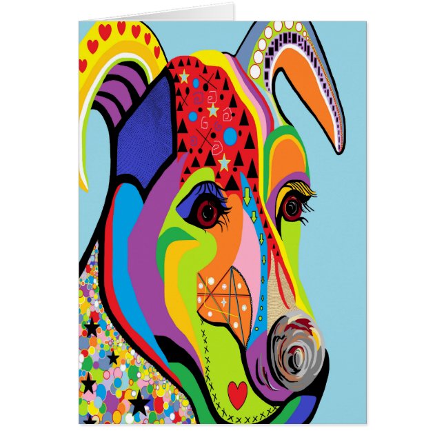 Cartão Jack Russell Terrier (Frente)