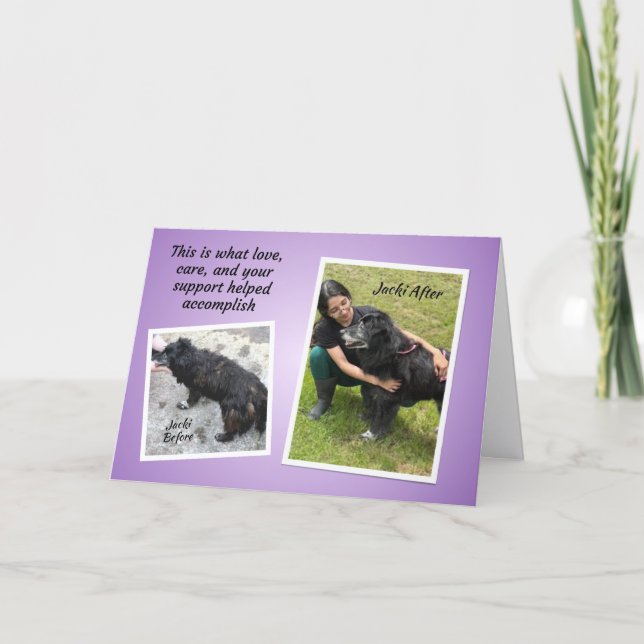 Cartão Jacki TCHS Thank You (Frente)