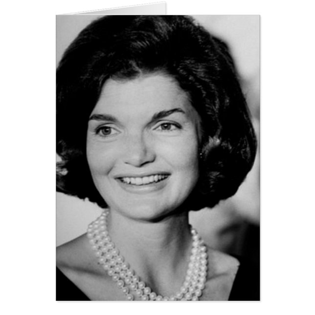 Cartão Jackie Kennedy (Frente)