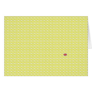 Cartão Jacks & ímpares de União Amarela no Reino Unido