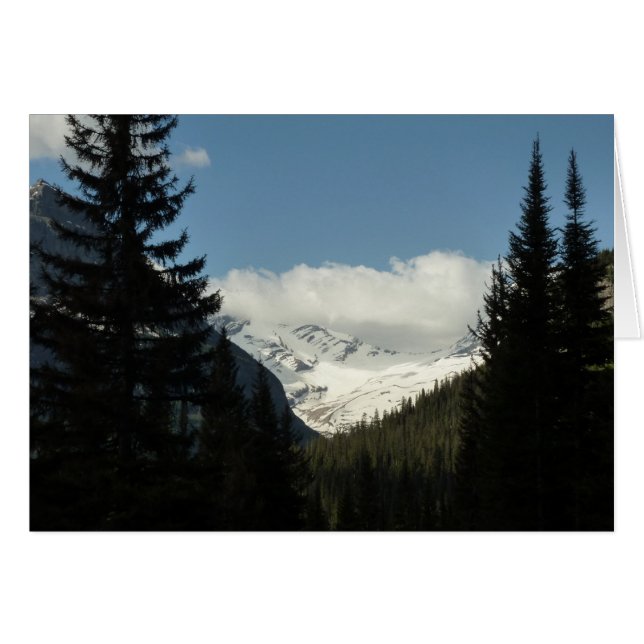 Cartão Jackson Glacier Overlook no Parque Nacional Glacie (Frente Horizontal)