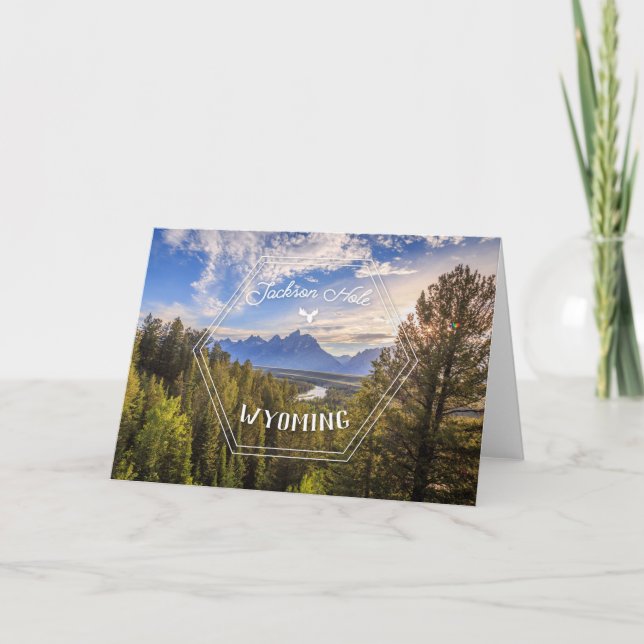 Cartão Jackson Hole Series 01 Greeting Card (Frente)