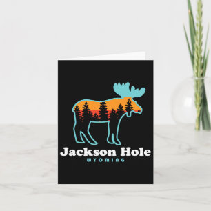 Cartão Jackson Hole Wyoming Moose Montanhas Grand Tetons