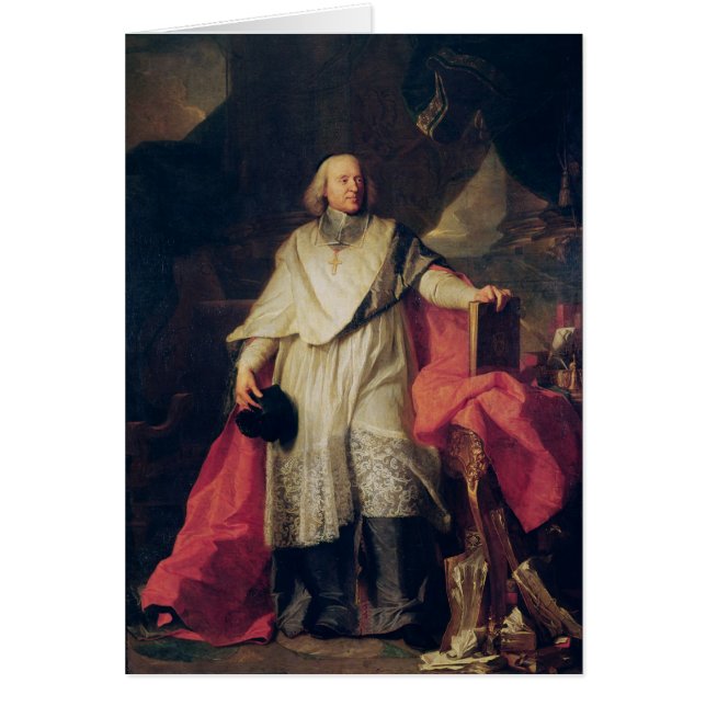 Cartão Jacques-Benigne Bossuet 1702 (Frente)