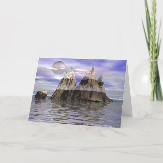 Cartão Jagged Island Greeting Card