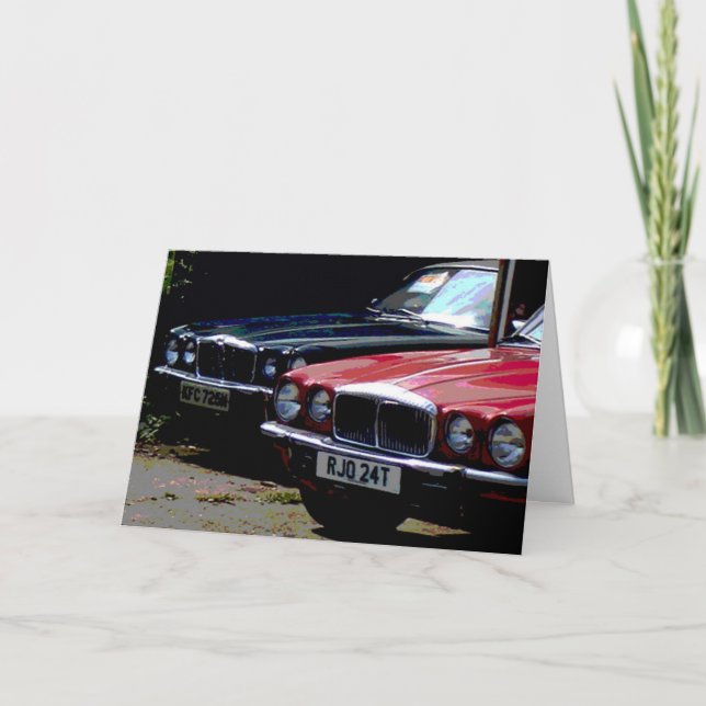 Cartão Jaguar car (Frente)
