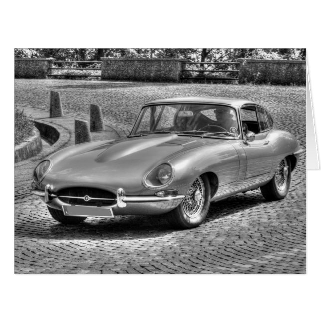 Cartão Jaguar E-Type (Frente horizontal)