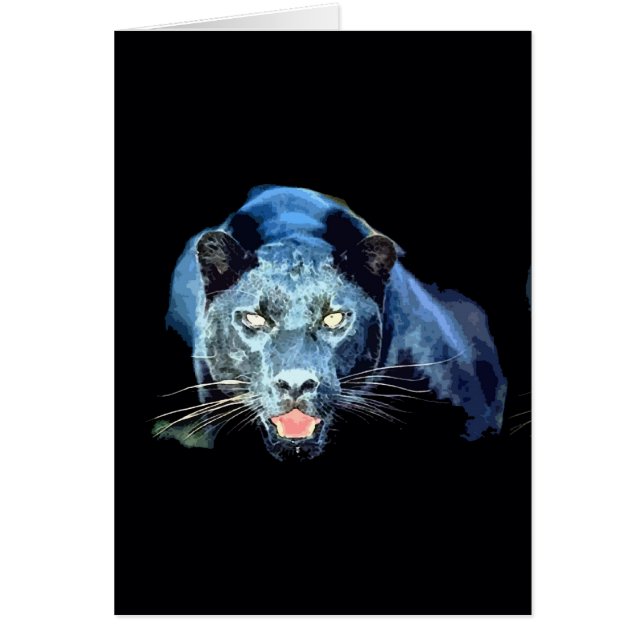 Cartão Jaguar - Pantera Negra (Frente)