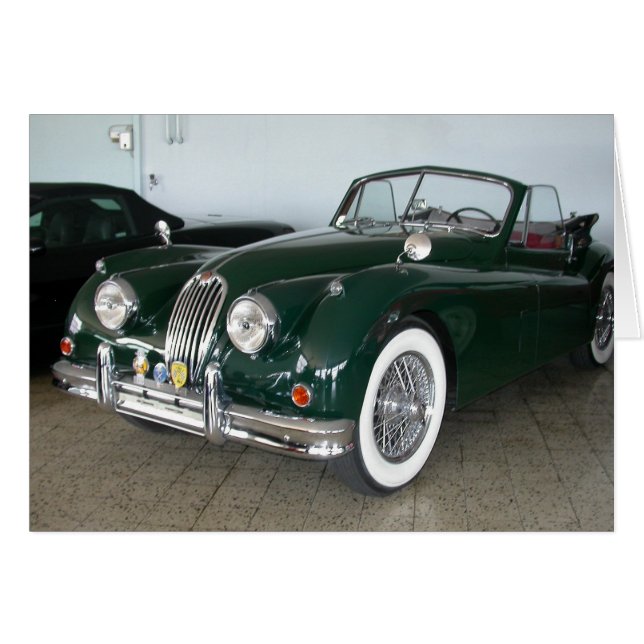 Cartão Jaguar XK 120 (Frente Horizontal)