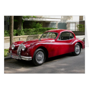 Cartão Jaguar XK 120 FHC