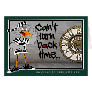 Cartão Jailbird da prisão