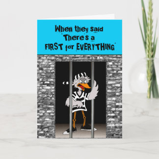 Cartão Jailbird Greeting card