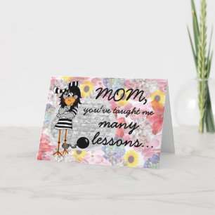 Cartão Jailbird Mother's Day card