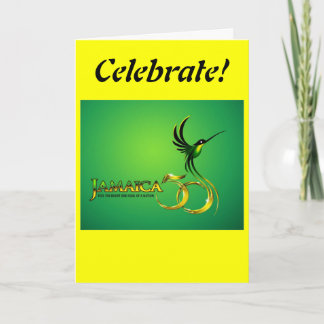 Cartão Jamaica 50th Anniversary Card