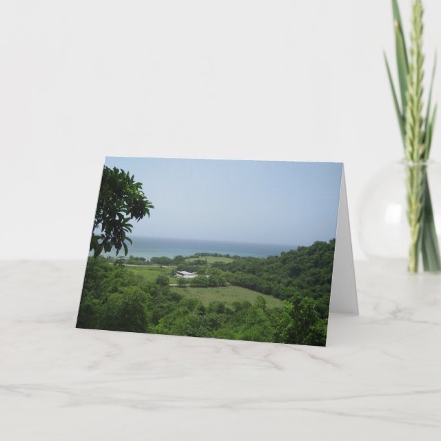 Cartão Jamaica Ocean View Note Cards (Frente)