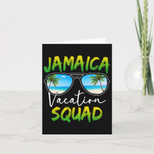 Cartão Jamaica Vacation Squad 2025 Matching Group Family