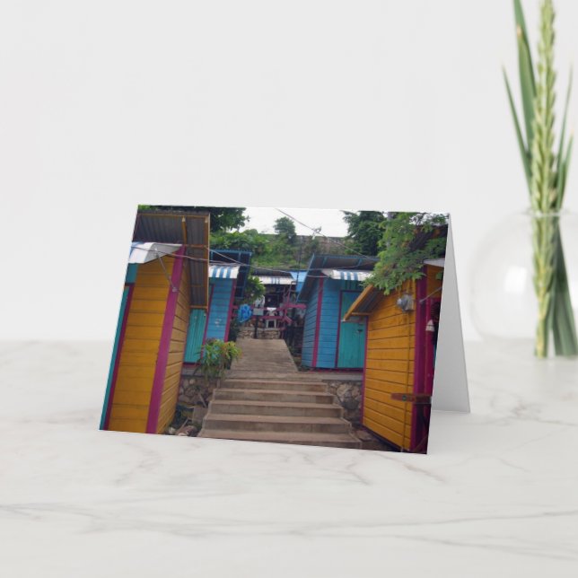 Cartão jamaican buildings (Frente)