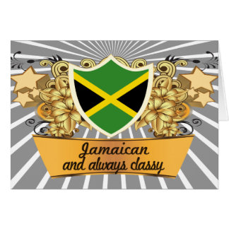 Cartão Jamaicano elegante