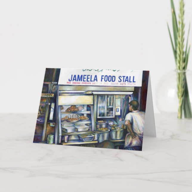 Cartão Jameelas’s Singapore Greeting Card (Frente)