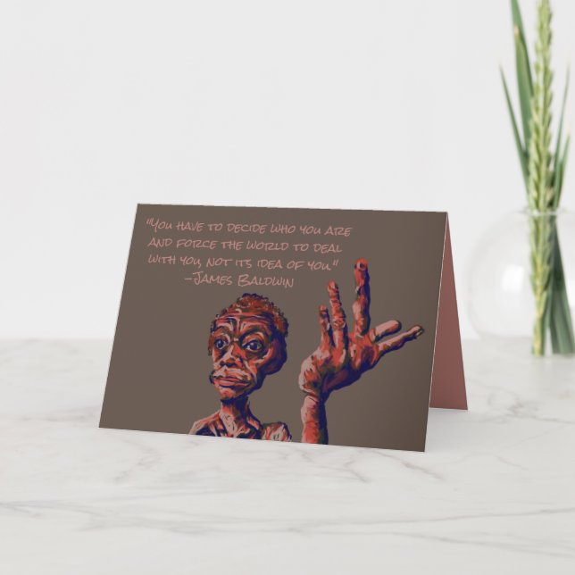 Cartão james baldwin quote (Frente)