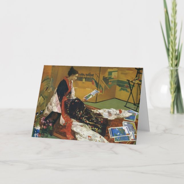 Cartão James McNeill Whistler - A Tela do Ouro (Frente)