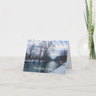 Cartão James River Winter Thinking Of You