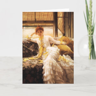 Cartão James Tissot Seaside Greeting Card