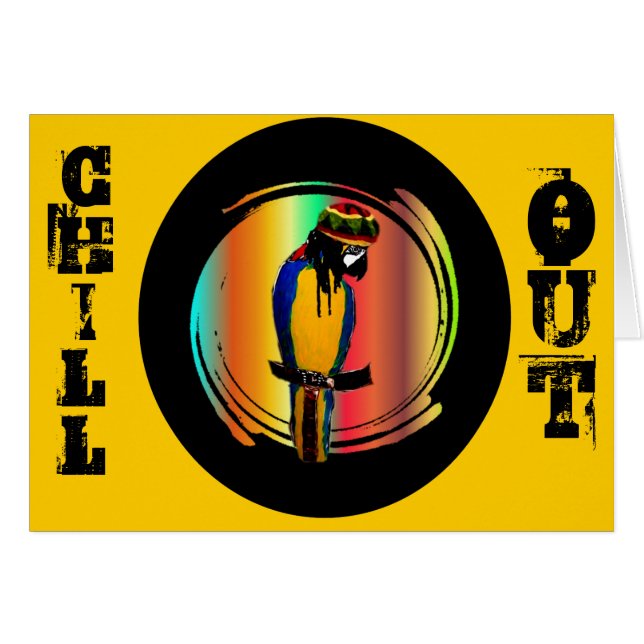 CARTÃO JAMMIN PARROTS (Frente Horizontal)