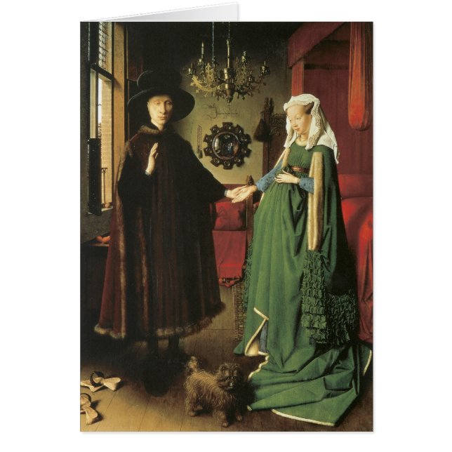 Cartão Jan Van Eyck, 1434 (Frente)
