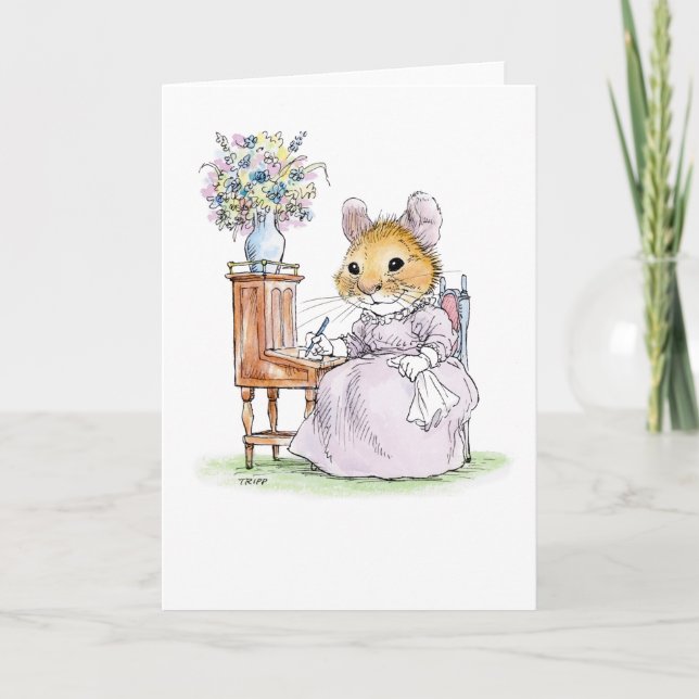 Cartão Jane Austen Mouse Card (Frente)