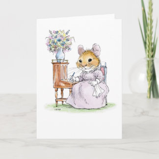 Cartão Jane Austen Mouse Card