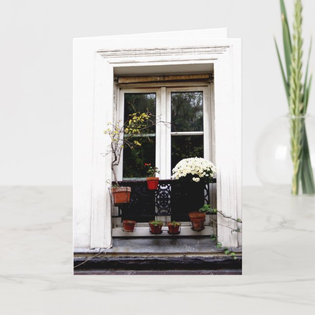 Cartão Janela branca (Frente)