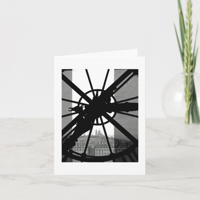 Cartão Janela com o tempo (Frente)