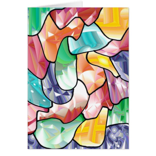 Cartão Janela da igreja (Frente)