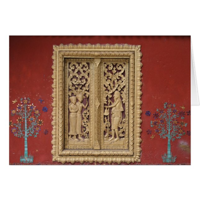 Cartão janela de luang (Frente Horizontal)