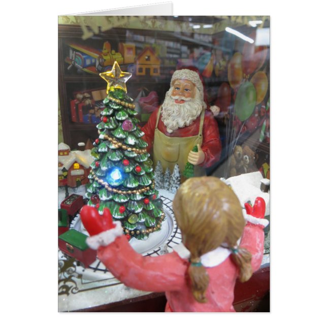 Cartão Janela de Natal (Frente)