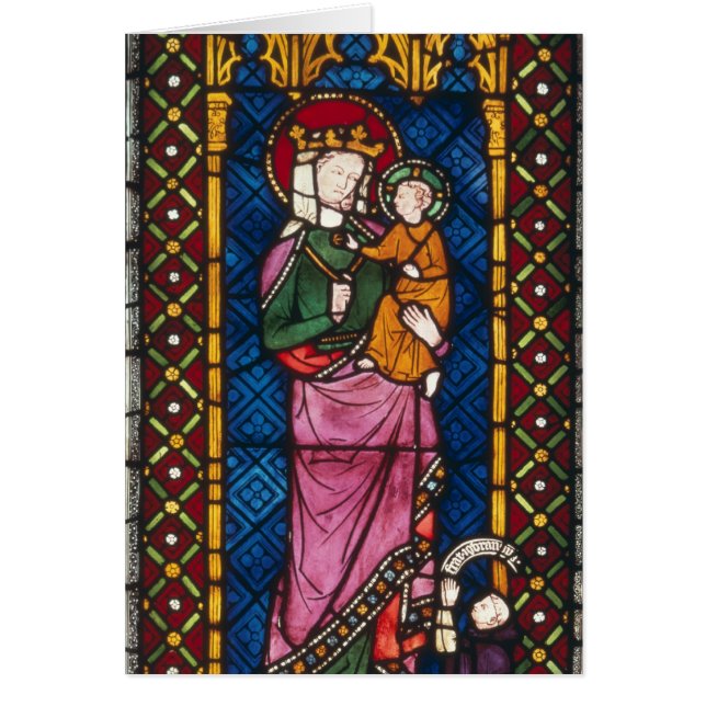 Cartão Janela de vitral (Frente)