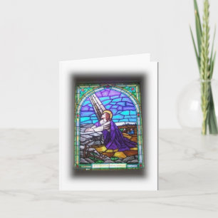 Cartão Janela de vitral Notecard